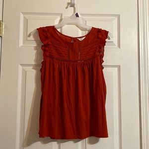 Brand new with tags crown and ivy petite XL rust color tank top